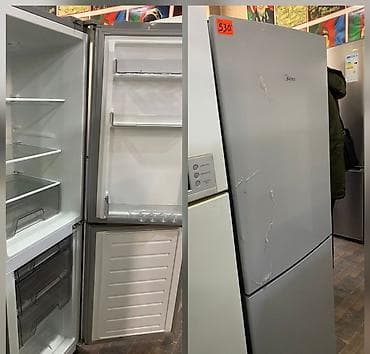 2 qapılı Midea Soyuducu Satılır, rəng - Gümüşü