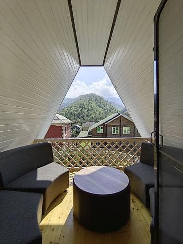 bağ evleri: A‑Frame üslubunda dağ mənzərəli müstəsna kottec - Müasir A‑Frame — 10