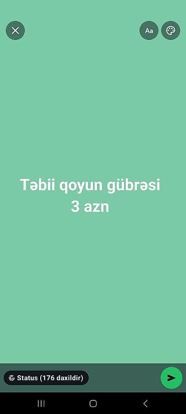 Məhsul: Təbii qoyun gübrəsi Tərkib və üstünlüklər: - Orqanik, kimyəvi