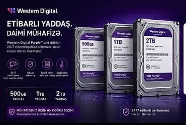 Western Digital WD Purple – videomüşahidə (CCTV) sistemləri üçün