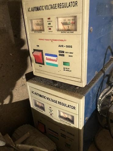 stabilizator satilir: İşlənmiş, Ev üçün, 1 faza, Gərginliy stabilizatoru, Digər gərginlik — 4