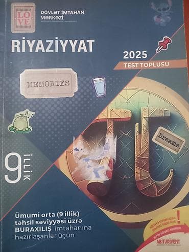 Kitablar və jurnallar: Riyaziyyat Dim 9 illik toplu Məlumat : ✅️ Kitab tam istifadəyə — 1