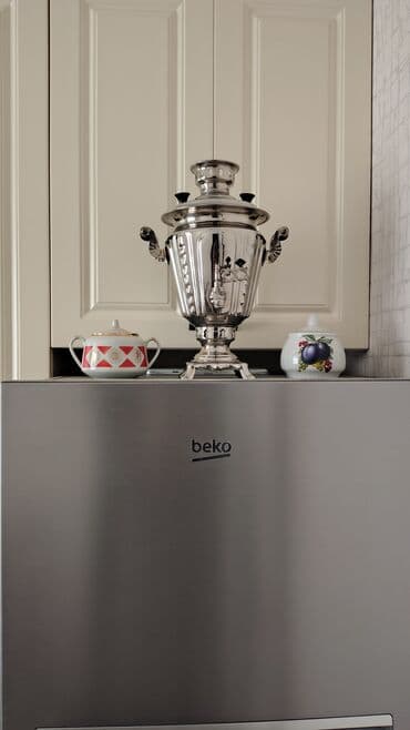 işlenmiş samavar: İşlənmiş Od Samovar, 3 l, Pulsuz çatdırılma — 1