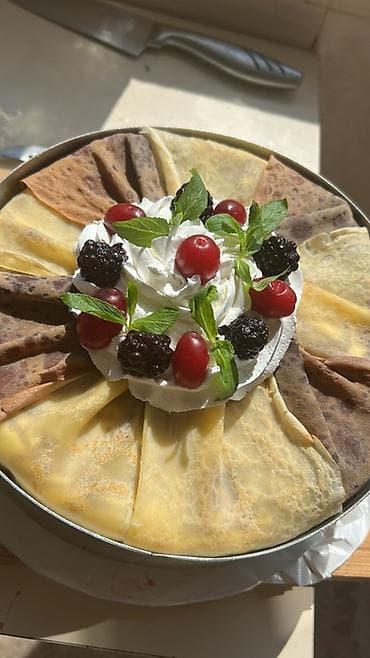 yeni il tortlari instagram: Blinçik Tortu – bənzərsiz təqdimat və dad - Quruluş: Nazik vanilli və — 5