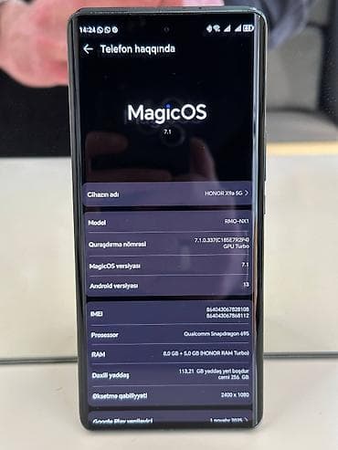 honur x9a: Honor X9a, 256 GB, rəng - Yaşıl — 2