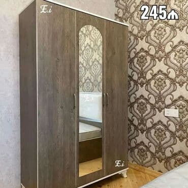 paltar işkafı: Yeni, Açılan, 3 qapılı Düz dolab, Qarderob, paltar dolabı, Azərbaycan — 2