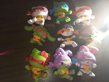 oyuncaq lazer: Eyni kolleksiya McDonalds Sanrio x Teenage Mutant Ninja Turtles fiqur — 3