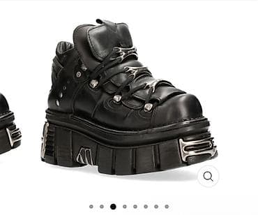 yds batinka: New rock. original deyil. Qara platformalı unisex “goth/industrial” — 3