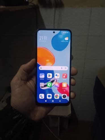 Apple iPhone: Redmi Note 11, 128 ГБ, цвет - Черный, Отпечаток пальца — 4