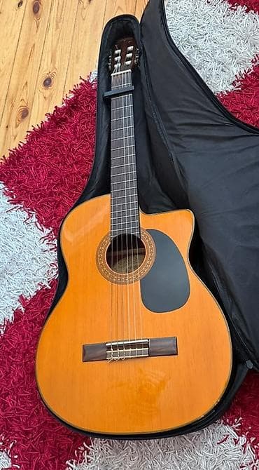 zeng ucun gitara: Washburn C44CE Satılır Əla vəziyyətdədir, heç bir texniki problemi — 1