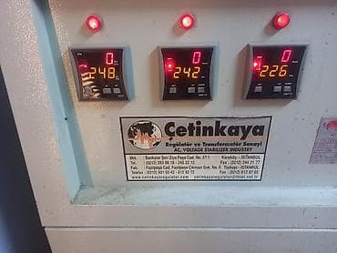 sebeke pencere: Çetinkaya AC Gərginlik Stabilizatoru (Trefaz) - Brend/model — 2