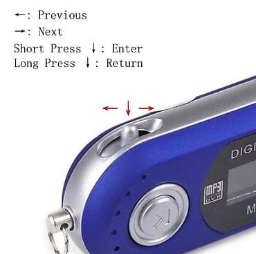 mp3 player: Radiolu Mp3 player Xüsusiyyətlər: Növ: Daşnan MP3 pleyer Material — 9