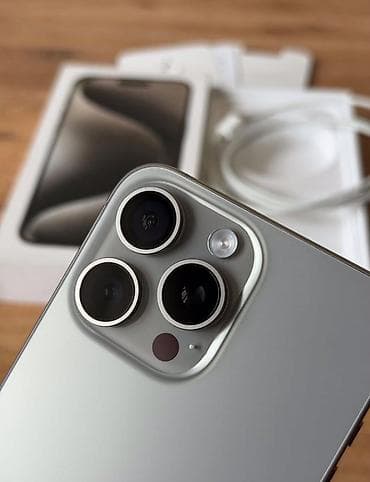 IPhone 15 Pro, 256 GB, Natural Titanium, Face ID