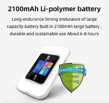 wifi modem adapter: 4G LTE MiFi Cib Wi‑Fi Routeri - Dünya üzrə işləmə: Asiya, Afrika — 3