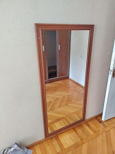 Ev üçün mebel: İşlənmiş, 4 qapılı, Qəhvəyi, Kupe, Düz dolab — 8