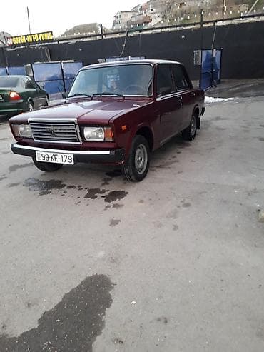 vaz baqaj: VAZ 2107, tünd albalı rəngli sedan. Texniki və vizual xüsusiyyətlər — 6