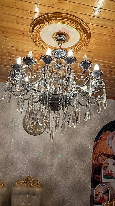 lisdurlar: Çılçıraq, 10 və daha çox lampa, Metal — 2