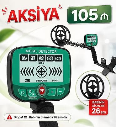 Metal detektoru. Hər növ metal tapır. ⛔⛔⛔ Diqqət !!! Babinin diametri