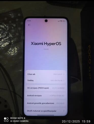 телефоны в бишкеке бу: Poco X4 GT, 256 GB, rəng - Göy, Sensor, Barmaq izi, Face ID — 4