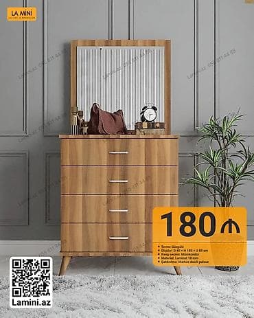 Termo güzgülü komod-dresuar - Brend: LA MİNİ - Qiymət: 180 ₼ (şəkildə — 1