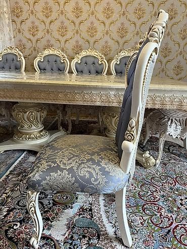 metbex ucun kunc divan: Qonaq otağı üçün, İşlənmiş, Qatlanmayan, rəng - Boz Stul — 2