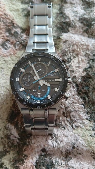 Casio Edifice saatı – günəş enerjisi ilə işləyən xronoqraf — 1