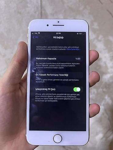 alfon 13 pro max: IPhone 7 Plus, 128 GB, Desert Titanium, Barmaq izi — 2