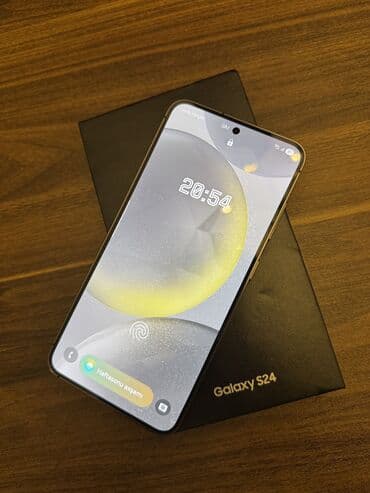 a20 telefon: Samsung Galaxy S24, 256 GB, rəng - Qara, Zəmanət, Sensor, Barmaq izi — 6