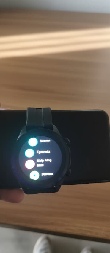 Smart saat, Smart, Sensor ekran, rəng - Qara