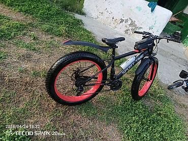 Fatbike velosiped – Sport Time Xüsusiyyətlər: - Geniş “fat” təkərlər