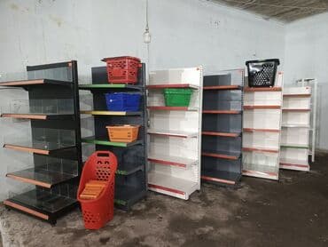 hazır vitrin: Müxtəlif ölçülü və rəngli ticarət rəfləri. Mağaza və ya topdansatış — 1