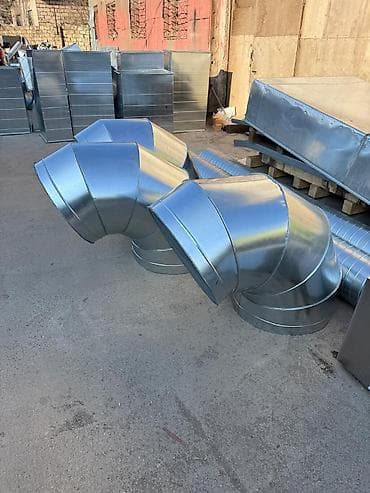 dairəvi mişar: Havalandırma sistemləri üçün spiral borular və kvadrat kanallar — 9