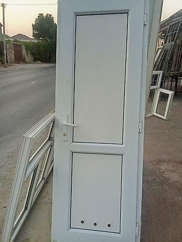 Hamam üçün İşlənmiş Plastik qapı 80x205 sm Çərçivə ilə, Ünvandan götürmə — 8