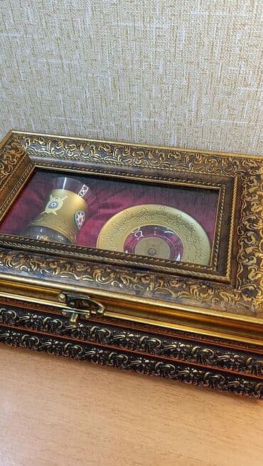 Təmir və tikinti: Çay dəsti, rəng - Qızılı, Şüşə, 126 nəfərlik, Azərbaycan — 10