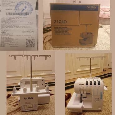 ремонт швейных машин на дому бишкек: Швейная машина Brother, Новый,Коверлок, 4-нитка, Самовывоз — 1