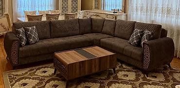 islenmis mebeller: Künc divan, İşlənmiş, Bazalı — 1