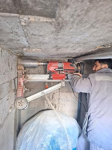 ev qapilari 2021: Beton deşmə və kəsim xidməti - Diamant karotla dəqiq beton deşmə — 8