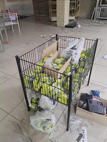 Оборудование для мойки: Mağaza/supermarket üçün metal promo səbətlər - Material: möhkəm metal — 4