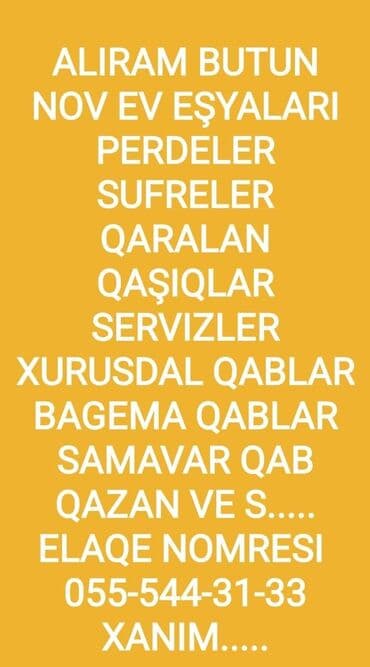 Aliram butun nov ev ewyalari mebelden bawqa