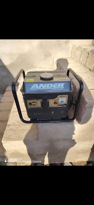 ANDER benzinli generator - Güc: 1 kVt - Gərginlik: AC 220V çıxış -