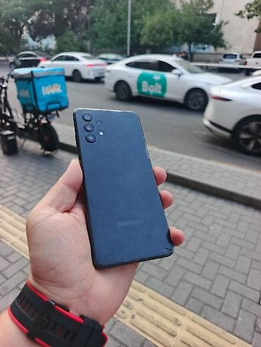 Samsung Galaxy A32, 128 GB, rəng - Qara, Zəmanət, Sensor, Barmaq izi