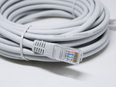 Elektrik kabelləri: Lan kabel Cat5 patchcord RJ 45 Cat 5 patchcord -- 3 metr -- 3 manat — 1