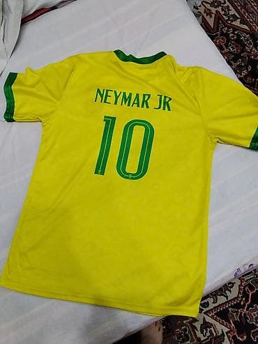 neymar forması orjinal: Futbolka, Nike, S, rəng - Sarı — 2