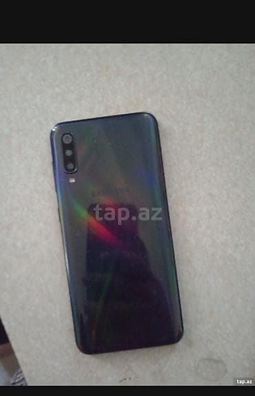 notebook bluetooth: Samsung Galaxy A50, 64 GB, rəng - Qara, Barmaq izi — 1