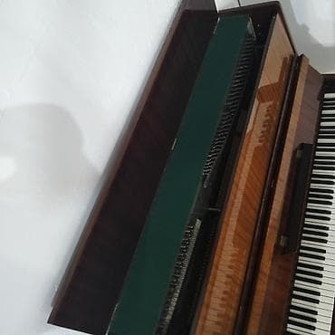 Şaquli pianino - Korpus: cilalı tünd qoz/maun örtük, klassik düz — 3