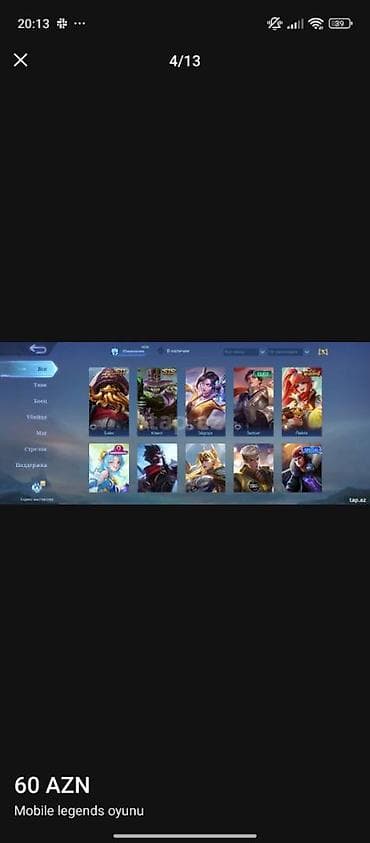 Xbox One: Mlbb hesabi satılır görüş zamanı verilir çox gözəl hesabdi — 10