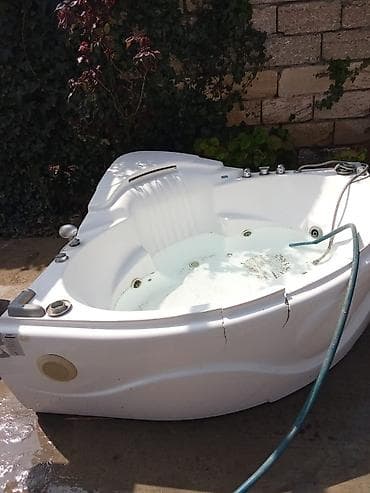 jakuzi hamam: Künc tipli hidromassajlı vanna (jakuzzi) istifadə edilməyib sadəcə — 3