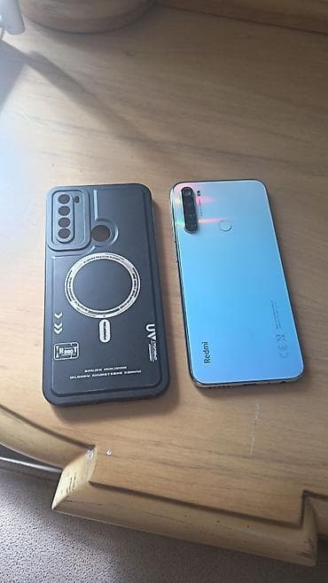 Redmi Note 8, 64 GB, rəng - Mavi, Face ID, Barmaq izi, İki sim kartlı