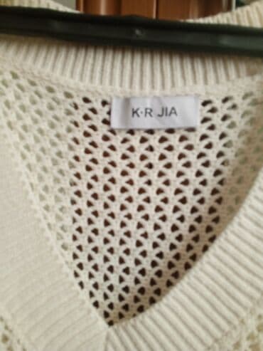 ağ sarucka: Jilet, One size, rəng - Ağ — 2