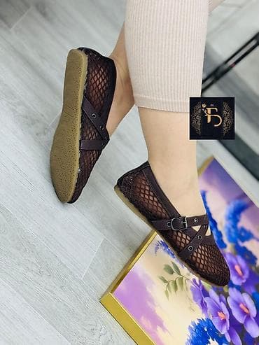 Tuflilər: Qadın şəbəkəli baletkalar - Model: nəfəsalan mesh (şəbəkə) üstlü — 2